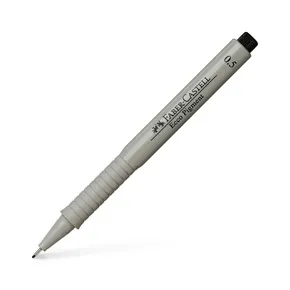Popisovač Ecco Pigment 0.5, černá Faber Castell (166599)